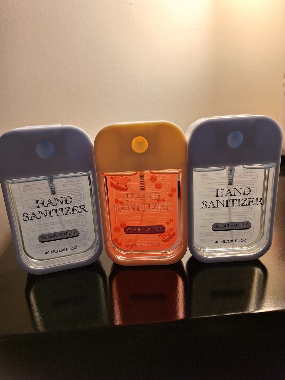 Pocket Hand Sanitizer Trio - Sugar Vanilla & Cherry On Top